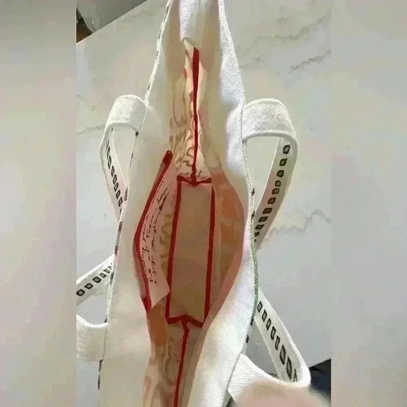 Brighton Love & Joy Canvas Tote Bag Christmas New With Tags - Picture 9 of 10